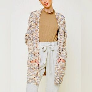 Hayden Los Angelas Women’s Dolman Sleeve Cardigan Sweater Size S/M